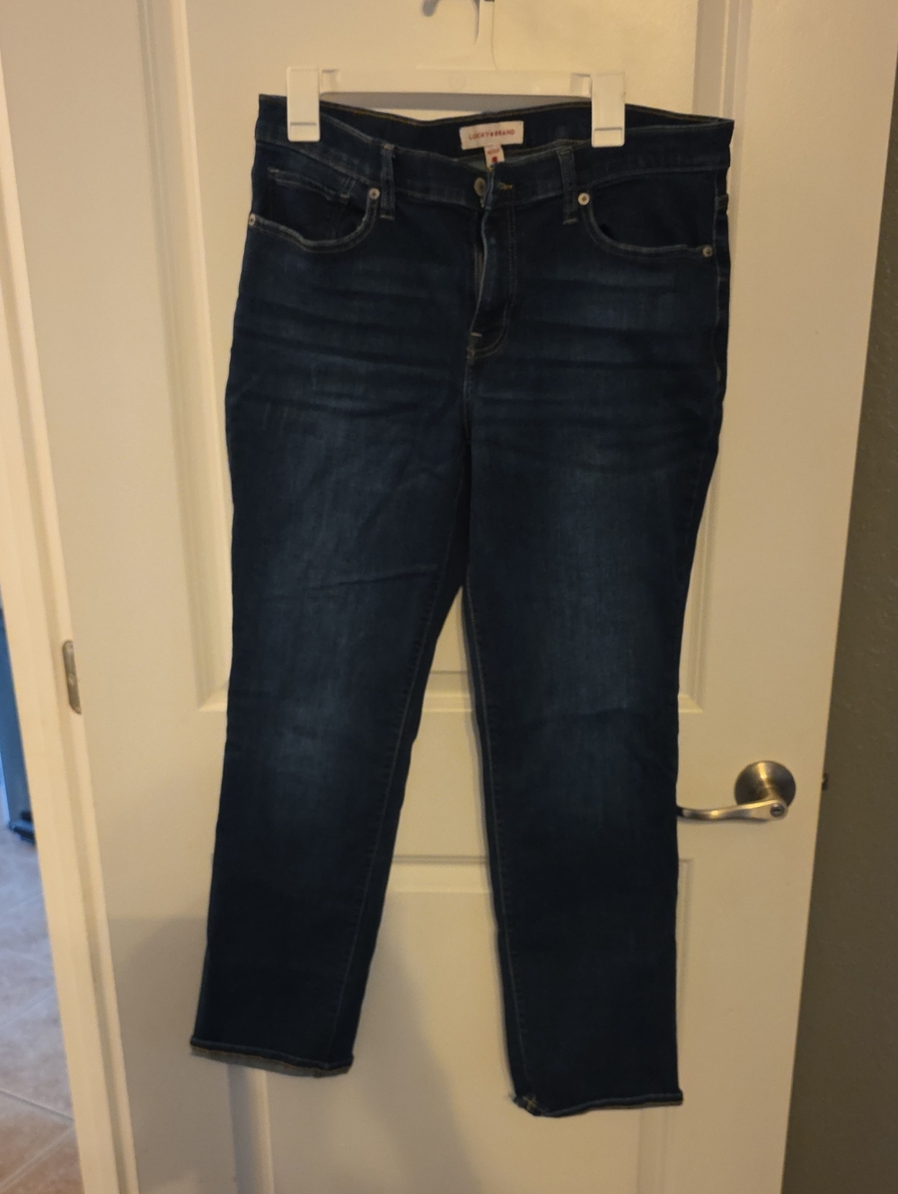 Lucky Brand Women’s Stretch Jeans Midrise Straight Size 14/32